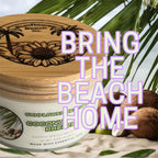 Coconut Breeze - 3 Wick Candle - Large Beach Candle, Coconut Candle, Beach Decor