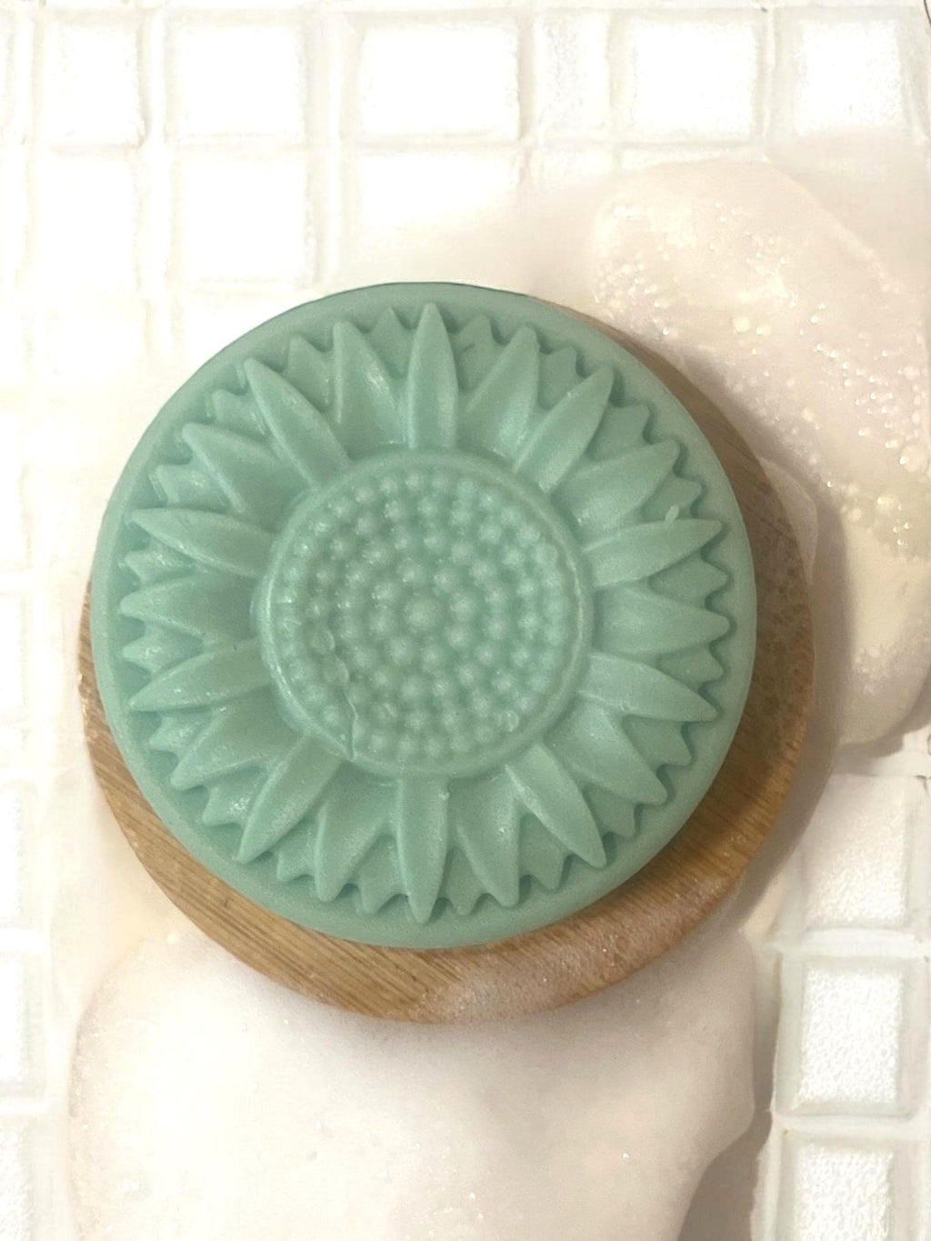 Homemade Soap - Morning Dew - 3 in 1 Beachy Bar - Face, Hair, Body Cleanser