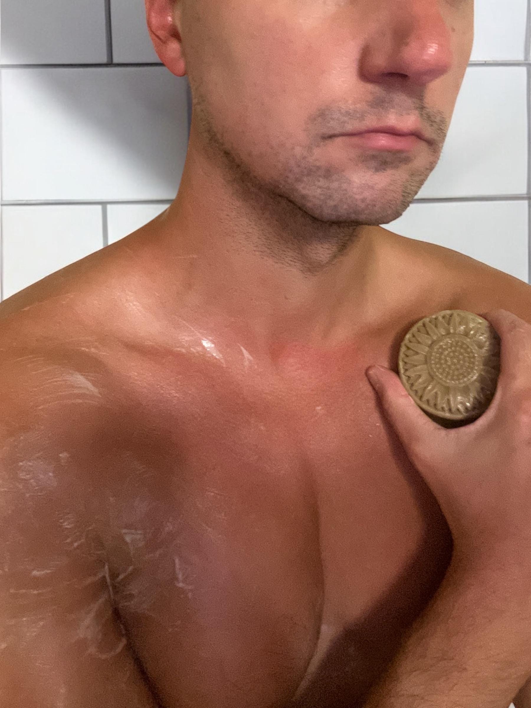 Homemade Soap - Coconut Breeze - 3 in 1 - Face, Hair, Body Wash - Beachy Bar