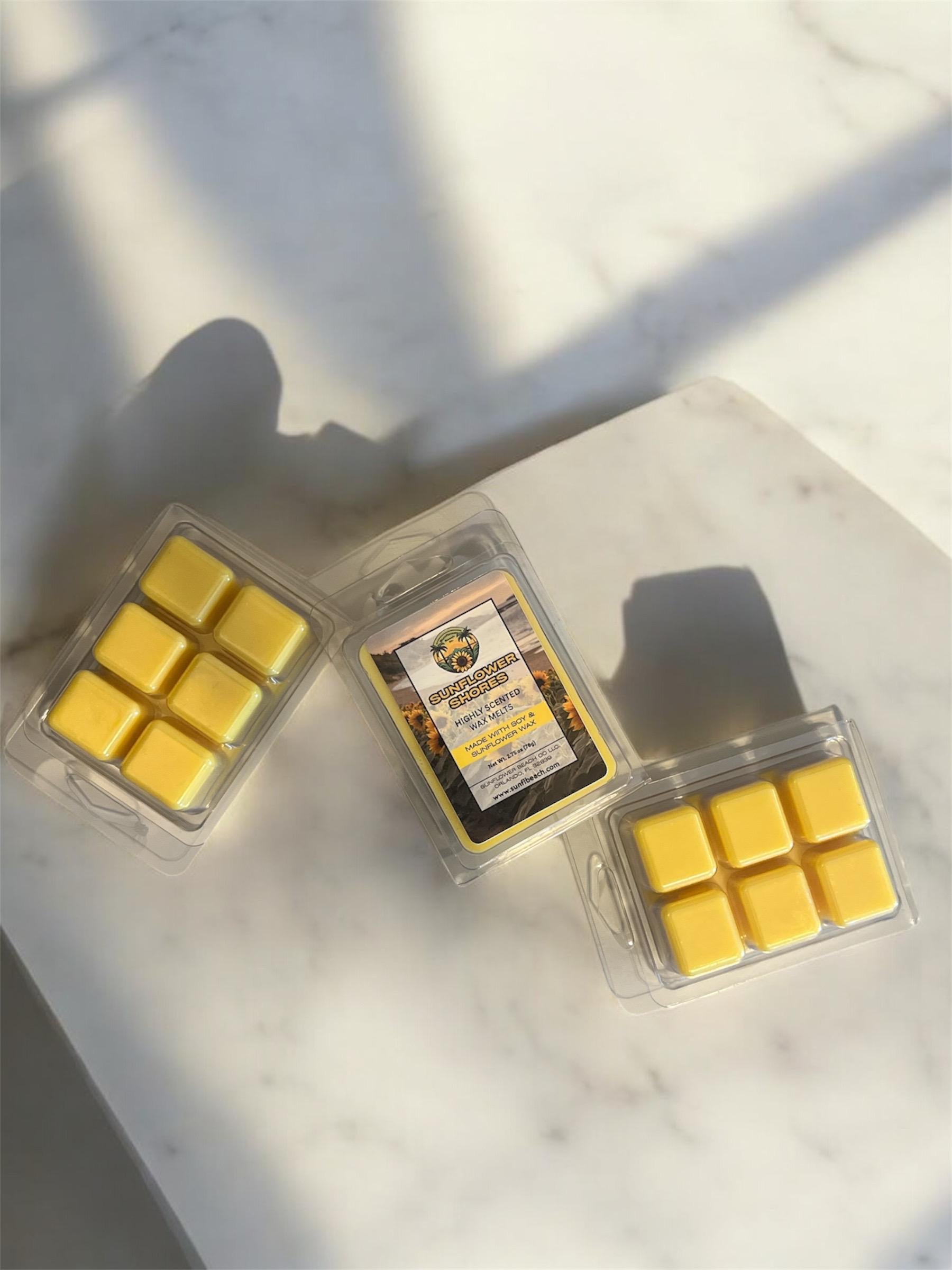 Sunflower Shores - Scented Wax Melts- Soy Wax Melts, Sunflower Wax, Handmade , Home Fragrance, Wax Tart, Wax Tarts, Candle Wax Melts
